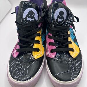 Disney Nightmare Before Christmas High Top Sneakers Jack & Sally 7.5 men 9 women